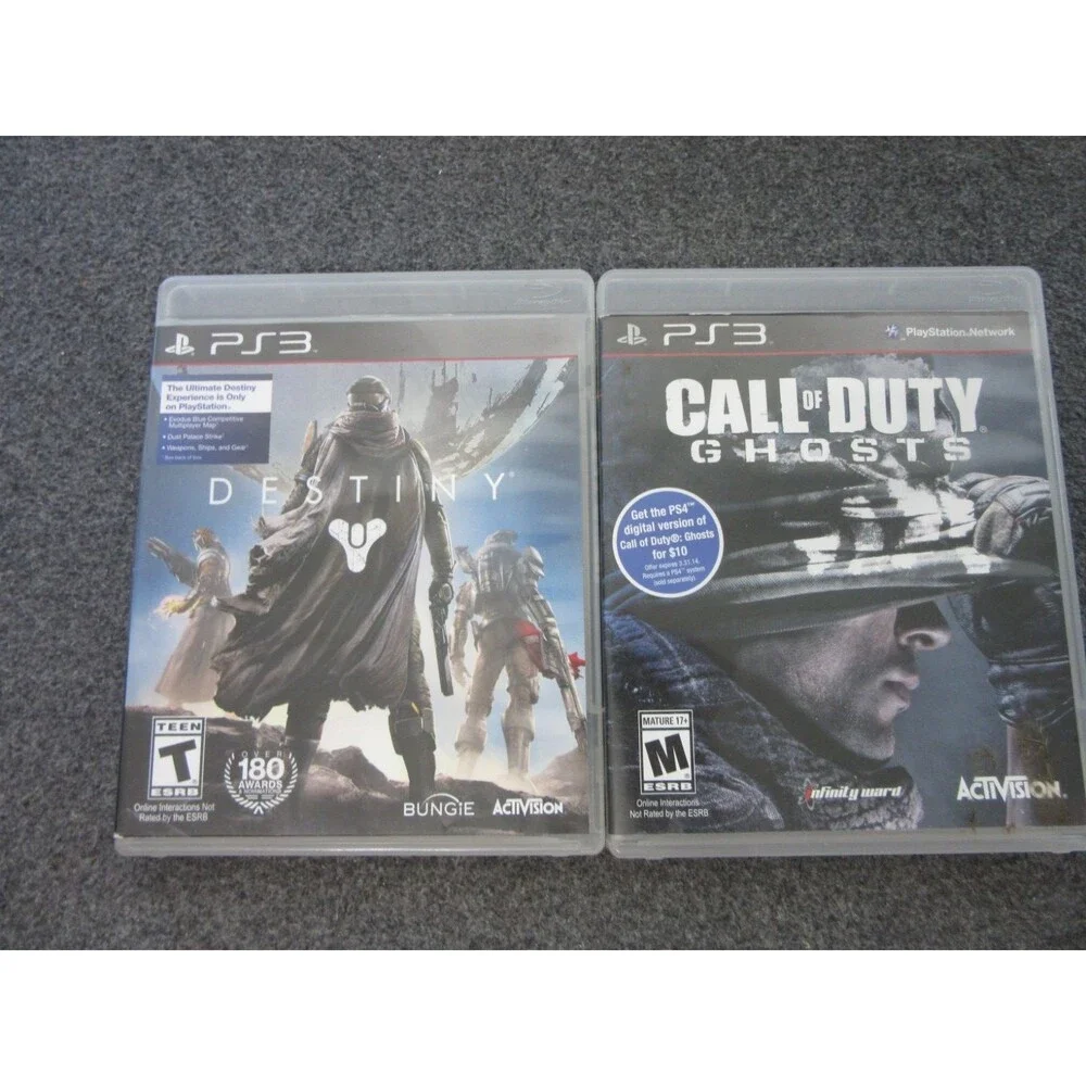 Lot of 10 Playstation 3 Games - Call of Duty Destiny Uncharted 3 NBA NHL NFL